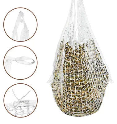 Produktbild von Ikodm Heunetz für Pferde, 3 x 3 cm engmaschig, reißfest, 4 Stück: 2 x 120 x 90 cm + 2 x 160 x 100 cm