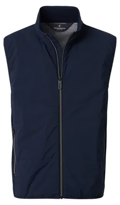 Produktbild von CASAMODA Herren Outdoor-Steppweste Stehkragen Zipper Dunkelblau 4XL