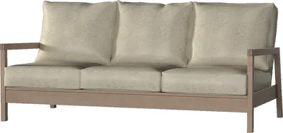 Produktbild von Dekoria Bezug für Lillberg 3-Sitzer Sofa, beige-golden, Sofahusse, Lillberg 3-Sitzer