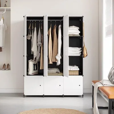 Image de Armoire 144 x 47 x 182 cm en bois