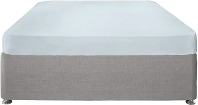 Productafbeelding van Plain Dye onderhoudsvriendelijk hoeslaken, 25 cm, duck egg, Super King