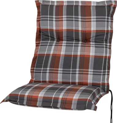 Produktbild von Auflage Niederlehner Neckar 10566-440 grau-rost kariert 98x48x8 cm Sun Garden