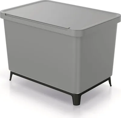 Image de Keden SYSTEMA Poubelle 4x10 litres Tri sélectif Recyclage
 Gris