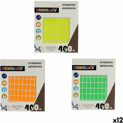 Obrázek produktu pro Samolepicí etikety obdélníkové 12 x 18 mm (12 kusů)