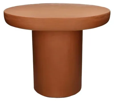 Image de Table basse Pomax Piastro, en terre cuite, diamètre 50 cm, hauteur 40 cm