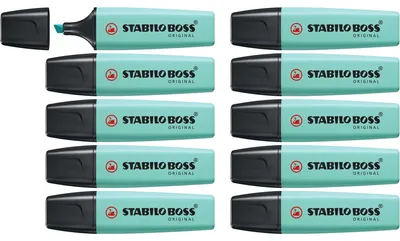 Immagine prodotto di STABILO Boss Original Pastel evidenziatore 1 pz Punta smussata Turchese