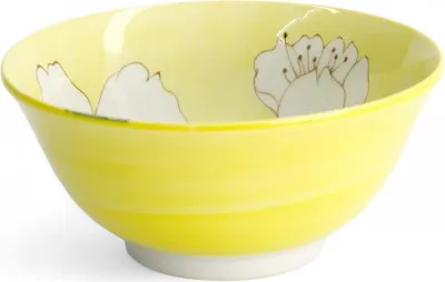 Produktbild von Japan-Bowls ASIATICA | Ramen Schalen aus Porzellan, 15 cm Suiren, gelb