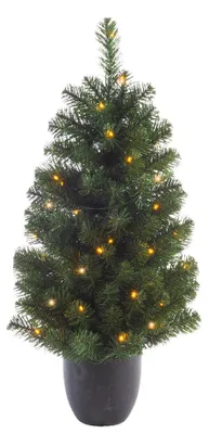Productafbeelding van Imperial boom prelit H120 D55 cm 80 LED wit Everlands
