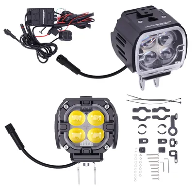 Zdjęcie produktu dla 120W LED reflektor pomocniczy do motocykli, quadów, UTV, pickupów i pojazdów terenowych, IP67, 12V DC
