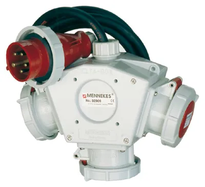 Produktbild von Mennekes Dreifachverteiler Deltabox 400 V, 16 A 92909 (Stromverteiler)