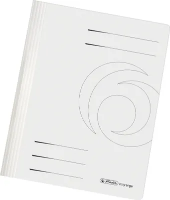 Produktbild von 10 Herlitz Manila Karton Schnellhefter / DIN A4 / Farbe: weiß