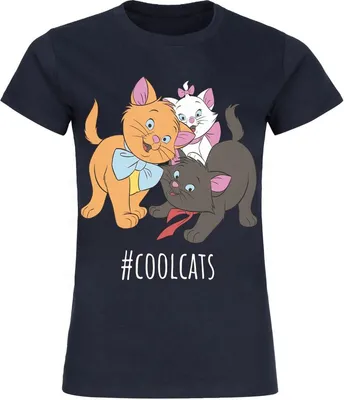 Produktbild von Aristocats T-Shirt Damen #COOLCATS navy M