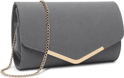 Image de Miss Lulu Femme Pochette de soirée Sac à chaîne Sac à main en cuirPolyuréthanede haute qualité