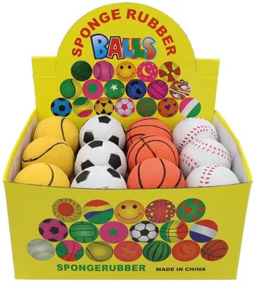 Produktbild von Gummiball 6,3cm Durchmesser im Display