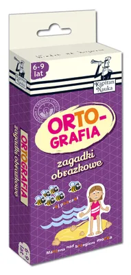 Zdjęcie produktu dla Ortografia. Zagadki obrazkowe 6-9 lat Kapitan Nauka wyd. 4