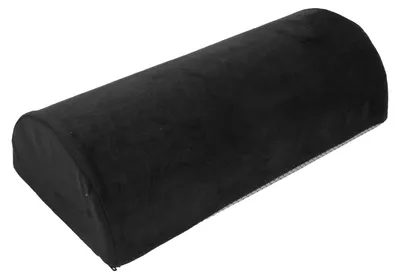 Image de Coussin en forme de demi-lune - Mousse à mémoire de forme - Amovible/Lavable - Coussin de soutien pour les jambes/les genoux - Soutien lombaire - Soulagement des douleurs et des inconforts