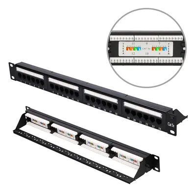 Zdjęcie produktu dla Extralink Patchpanel CAT5E UTP V2 24 porty