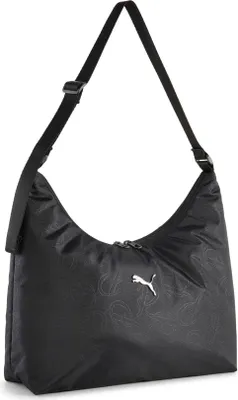 Produktbild von PUMA Schultertasche Pop Slouchy Hobo Bag Puma Black - Puma Script AOP schwarz