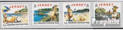 Produktbild von Briefmarken GB - Jersey 1997 Mi 773-776 Viererstreifen gestempelt Tourismus