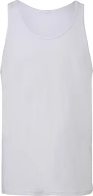 Produktbild von Canvas 3480 | Uni Jersey Tank Top T-Shirt - Farbe: White - Größe: S