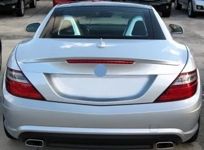 Für Mercedes SLK R172 ab 2011-2020 Heckspoiler Spoilerlippe Spoiler Sport Optik in der Farbe von Goingfast