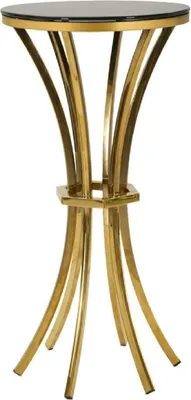 Immagine prodotto di Mauro Ferretti Tavolino Shanty alto 40x81 cm oro nero
