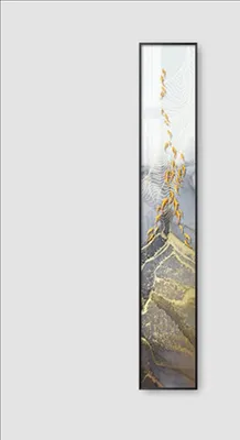 Produktbild von TPFLiving Kunstdruck LW-305 (OHNE RAHMEN) Poster - Leinwand - Wandbild - Hochauflösender Giclée-Druck, langlebig und hochwertig - Abstrakte Strukturen -  - Größe: 45x180cm
