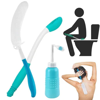Produktbild von Hygienische Toilettenhilfe mit langem Griff für Senioren und Schwangere