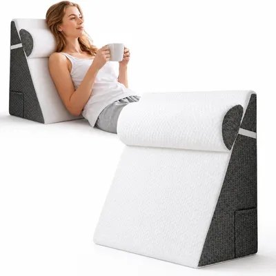 Productafbeelding van Cuscino inclinabile con angolazione regolabile, 3-in-1 multifunctionele voor letto en schiena