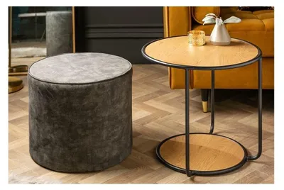 Produktbild von Design-Salonmöbel mit Samtv Sitze in Ahornoptik