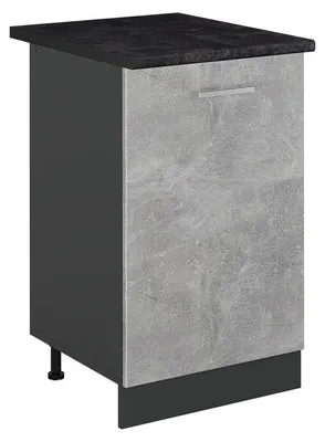 Imagen del producto de Mueble bajo de cocina Vicco R-Line Hormigón/Antracita 50 cm encimera Antracita, Model 70196