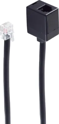 Produktbild von shiverpeaks BS70230-6/6 Telefonkabel 10 m Schwarz (BS70230-6/6)