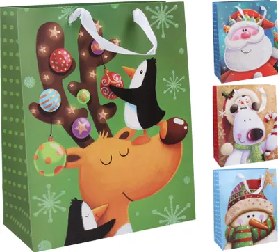Produktbild von Geschenktüte S 23x18x10 cm Weihnachten