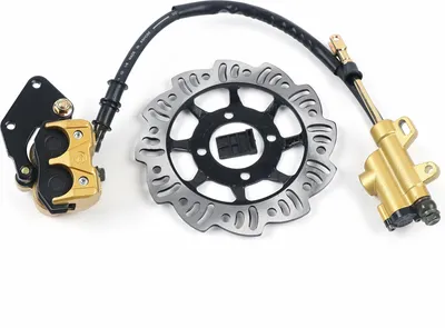 Obrázek produktu pro 4 Stroke Hydraulická brzdová souprava MotoCross Dirt Bike Pit 49-125cc Zadní hydraulický disk Mini Pocketbike