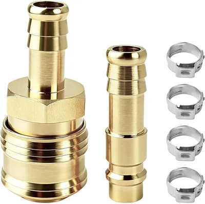 Produktbild von Schnellkupplungen Pneumatisch, 10 mm, 6 Stück, für Werkstatt und Heimwerker