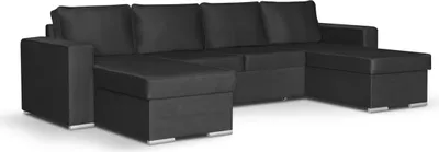 Produktbild von U-Ecksofa mit Schlaffunktion PANORAMIX-U - Anthrazit