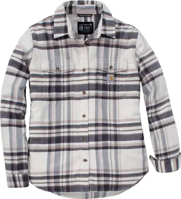 Produktbild von Carhartt Damen Shirt Fiber Series L/S Flannel Shirt | 107135, Farbe:chalk, Größe:L