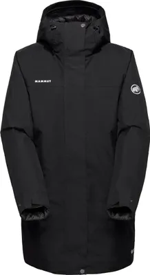 Produktbild von Treeline HS Thermo Hooded Parka Women, Isolierte Hardshell Jacke Damen - Mammut, Farbe:black, Größe:XS