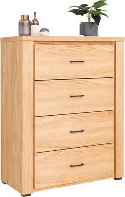 Produktbild von Kommode Echtholz Kommoden Buffetkommode Holz Möbel Neu Beige Anrichte Schubladen