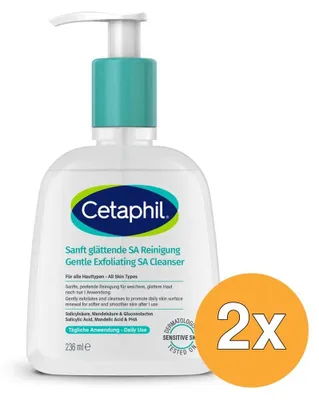 Produktbild von 2x Cetaphil Sanfter Peeling-Reiniger (237 ml)