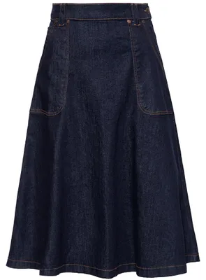 Produktbild von Queen Kerosin Denim Tellerrock - Swing Time XXL