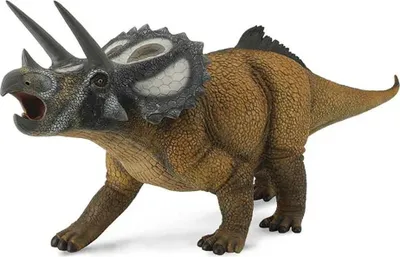 Zdjęcie produktu dla Figurka dinozaura Triceratopsa ręcznie malowana w skali 1:15 Collecta