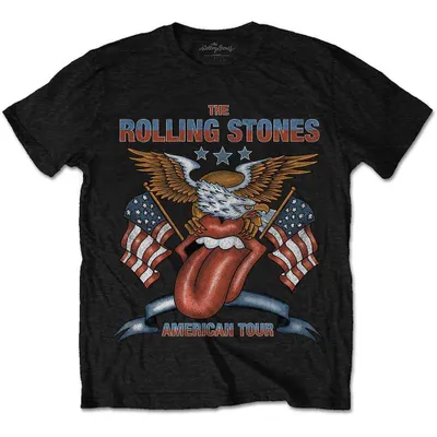 Obrázok produktu pre The Rolling Stones USA Tour Eagle Black L Tričko