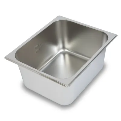 Produktbild von VERTES GN Behälter 1/2 Gastro Norm Gastronorm (Edelstahl, 150mm Tief, Hygienisch, Rostfrei, Kratzfest, Temperaturbeständig von -40° bis +300°C)