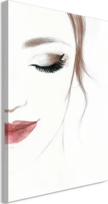 Produktbild von Vlies Leinwandbild - Delicate Beauty (1 Part) Vertical 20x30 cm Menschen h-B-0156-b-a