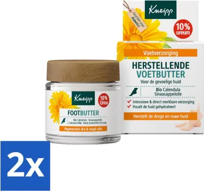 Produktbild von Kneipp - Fußbutter - Calendula - Mit Zitrusduft - 100 ml - Vorteilspack - 2 Stücke