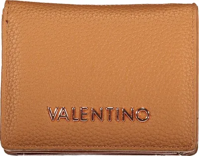 Immagine prodotto di Elegante e sostenibile: portafoglio da donna marrone con chiusura a bottone a pressione