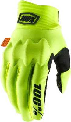 Produktbild von 100% SPEEDLAB Langfinger-Fahrradhandschuhe - COGNITO - Gelb/Schwarz S