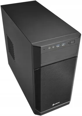 Obrázok produktu pre Sharkoon V1000, Mini Tower, PC, Čierna, micro ATX, Mini-ITX, Kov, 15,5 cm