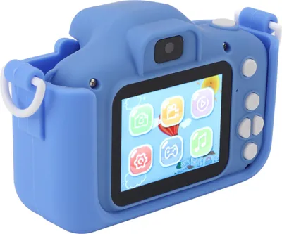 Obrázok produktu pre Detský fotoaparát Roztomilý kreslený dinosaurus Multifunkčný 2,0-palcový displej 400mAh Selfie digitálny fotoaparát pre deti Dievčatá a chlapci Modrá